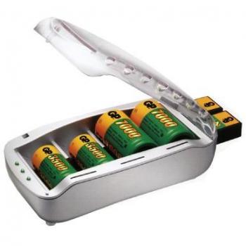 GP PowerBank Universal - Cargador de Pilas AA, AAA, C y D