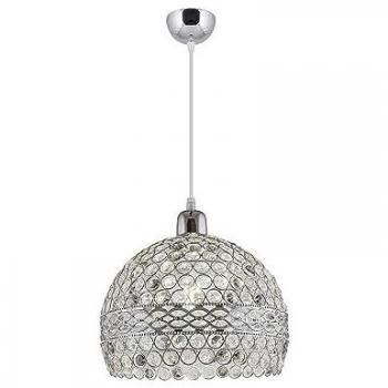 Colgante Cromo 1x60W E-27 Diseño Moderno