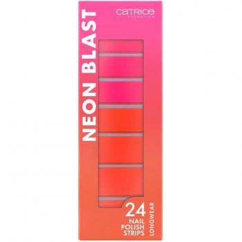 Catrice Neon Blast Nail Polish Strips - 020 Neon Thunder (Adhesive Nail Foils)
