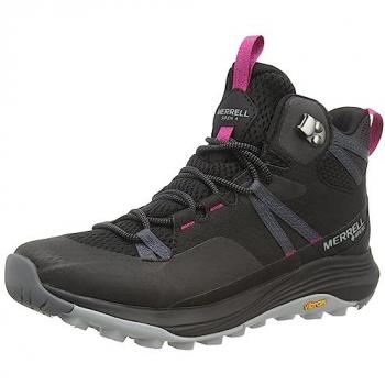 Merrell Botas De Senderismo Siren 4 Mid Goretex Mujer Negro Fucsia 40.5 EU