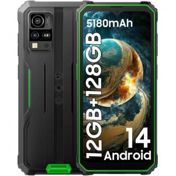 Smartphone Blackview BV4800 Pro 6.56 Dual SIM 4GB RAM 128GB ROM Android 14 5180mAh Cámara de 16MP Color Verde