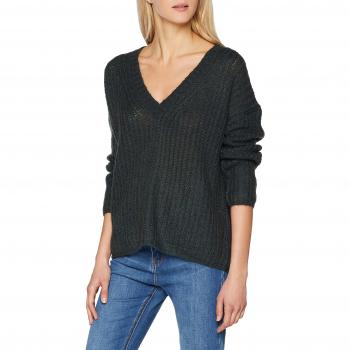 ONLY NOS Onlbluebell L/s V-Neck Pullover Wool Knt, suéter para Mujer, Verde