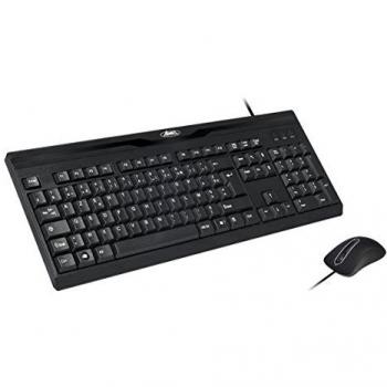 Combo Teclado y Ratón Fijo USB Advance CLS-197U - Negro - AZERTY