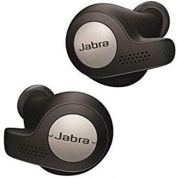 Jabra Elite Active 65t auriculares estéreo totalmente inalámbricos con Bluetooth® 5.0 y Alexa integrada, para deporte, negro y titanio
