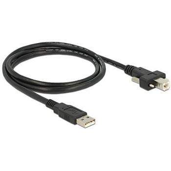 Cable USB 2.0 A a B de 1 m - Negro DeLOCK 83594