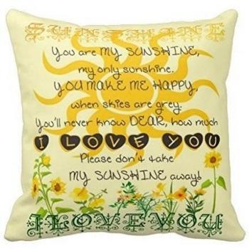 Comi You are my sunshine. throw pillows Covers 18