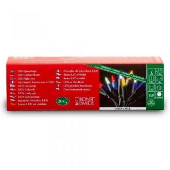 Cadena LED Mini de 10 luces multicolores, 2.85 m