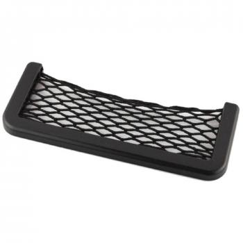 Red Bolso - TOOGOO(R)Auto Resistente Asiento Almacenamiento Red Bolso Titular Bolsillo Organizador (20*8cm,Negro)