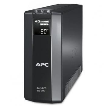 APC Back-UPS Pro 900VA 540W Line-Interactive UPS with Power-Saving Features, 230V, Schuko Outlets