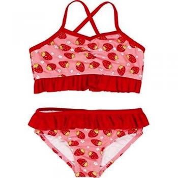Playshoes Bikini Erdbeeren, UV-Schutz nach Standard 801 und Oeko-Tex Standard 100 - Traje de baño de dos piezas para niñas, color rosa
