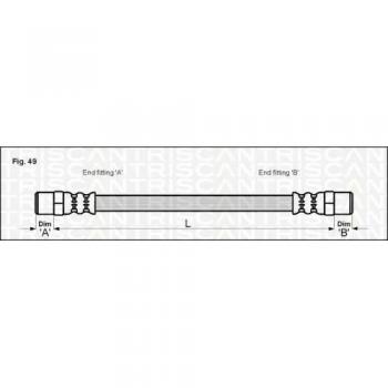 Triscan 8150 29107 Tubo flexible de frenos