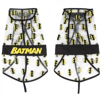 Impermeable para Perro de Batman Ajustable y Resistente al Agua con Licencia Oficial DC Transparente