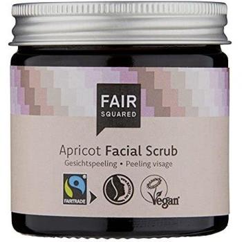 Fair Squared Organic Apricot Facial Scrub 50ml - Plastic Free Exfoliant