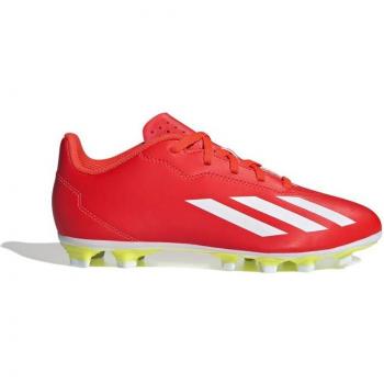 Botas de fútbol adidas X Crazyfast Club FXG infantiles rojas