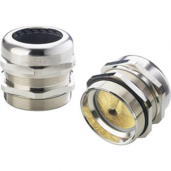 LAPP SKINTOP MS-M BRUSH M25 Brass Cable Gland with Locknut, IP69K Rating