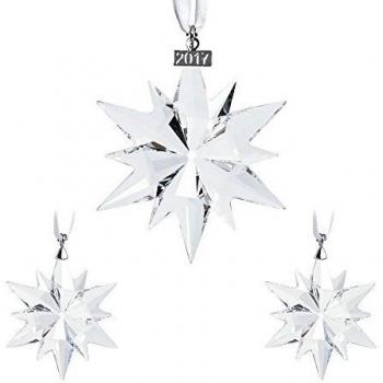 Swarovski Weihnachtsset Figura Decorativa, Cristal, 13 x 11 x 11 cm, 3 Unidades