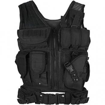 Lixada Chaleco Táctico Militar al Aire Libre Táctico del Ejército de Poliéster Juego de Guerra Airsoft Caza Chaleco de Excursión Que Acampa
