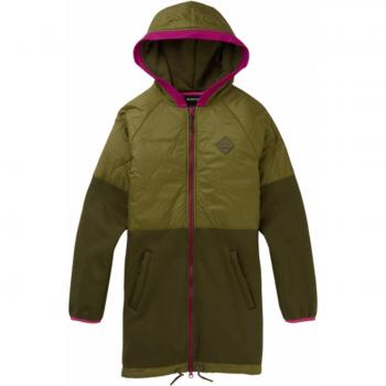 Burton W Khalsa Hybrid FZ - Chaqueta de Forro Polar para Mujer, Mujer, Color mrtini/Keef, tamaño Medium
