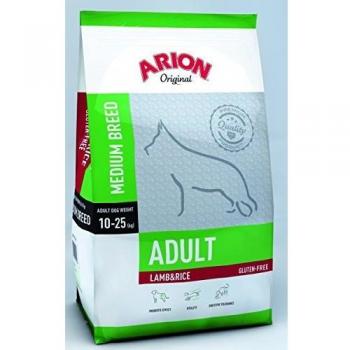 Arion Adult Dog Food, Lamb and Rice, Medium, 12 kg