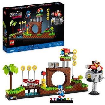 LEGO 21331 Ideas Sonic The Hedgehog – Green Hill Zone, Maqueta para Construir Adultos, Set con Dr