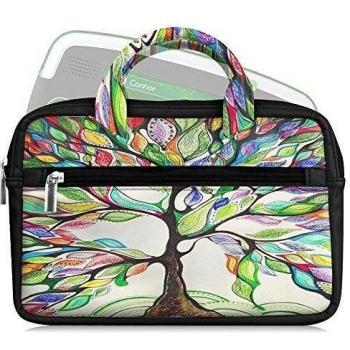 Fintie Universal 6 - 8 Pulgadas Funda - Estuche Portátil con Bolsillo Case para Fire Kids Edition, Amazon FreeTime Kid-Proof, Fire HD 6/ HD 7/ HD 8/ HDX 7/ Fire 7, Kindle Oasis, Love Tree