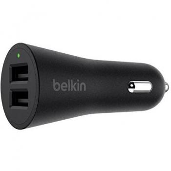 Belkin F8M930bt-BLK - Cargador para coche con 2 puertos USB