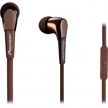 Pioneer SE-CL722T-T In Ear Isolating Earphone with Universal Controls and Microphone - Bronze