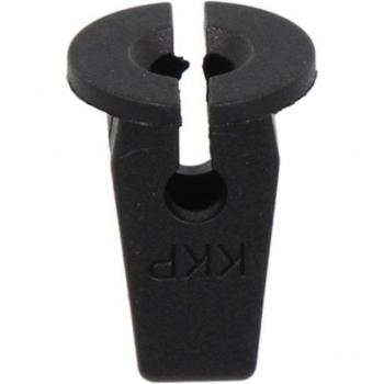 Fijación Clip Listón ROMIX ROM 15506, 10 Piezas, alta resistencia, material plástico, color negro, fácil instalación, ideal para sujeción de cables y objetos ligeros