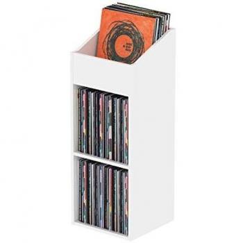Glorious 330 White Vinyl Record Storage Rack