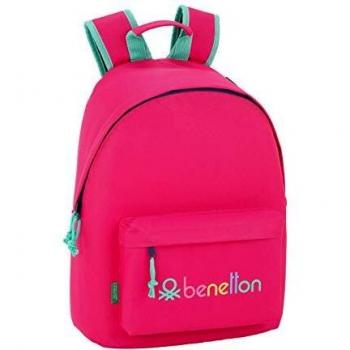 Benetton UCB Rubine Red Oficial Mochila Juvenil Para Portátil 14,1, 310x160x410mm
