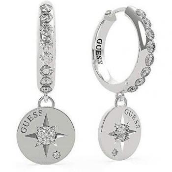 PENDIENTES GUESS UBE20020 AROS ACERO CIRCONITAS