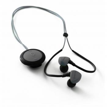 Boompods sportpods race Binaurale gancho de oreja, Dentro de oído Gris - Auriculares