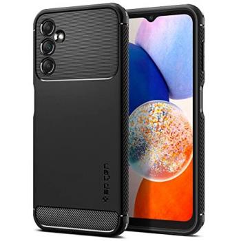 Carcasa de TPU Spigen Rugged Armor para Samsung Galaxy A14 - Negra