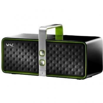 Hercules 4780559 - Altavoz con Bluetooth y micrófono, color verde
