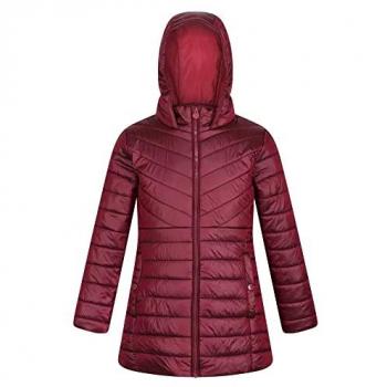 Regatta Girls Babette Thermoguard Insulated Parka Jacket - Dark Pimento, Size: 5-6 Years