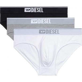Diesel Men's 3-Pack Andre Briefs with Logo and Elastic Waistband