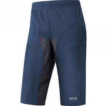 GORE WEAR C5 Pantalón de ciclismo para hombre GORE WINDSTOPPER, S, Azul/Negro