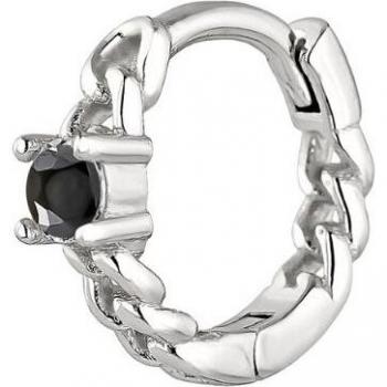 Piercing aro Kaori de plata de ley 925 bañado en rodio