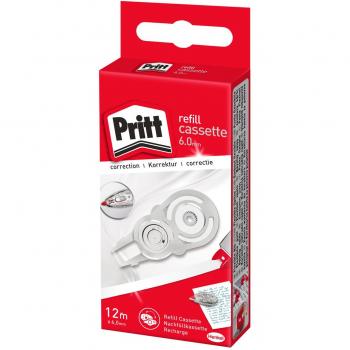 Pritt prx6h Corrección Roller Refill láser, longitud de cinta: 12 M, Ancho de banda: 6 mm, 1 pieza