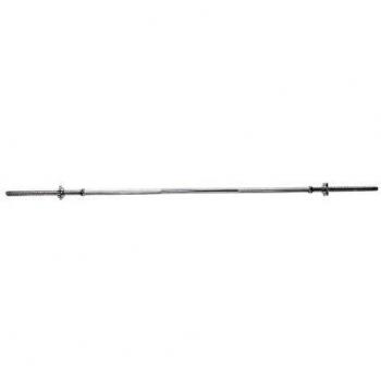 adidas Hantelstange 6ft Straight Bar 30 mm - Barra de pesas, color plata