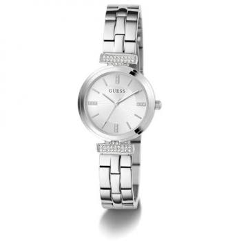 Reloj Guess Mujer ARRAY GW0762L1 Acero Inoxidable con Detalle de Circonitas y Pulsera Plateada