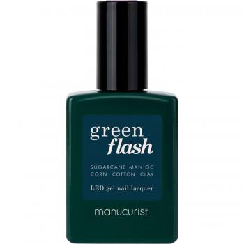 Manucurist - GREEN Flash Instant Dry Extra Long Wear Esmalte de Uñas 15 ml Dark Clover