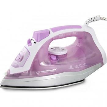 Plancha de Vapor Esperanza EHI004 2400W Suela Cerámica Auto-limpiante