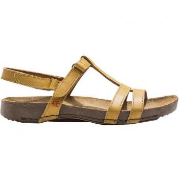 Sandalias planas de piel para mujer Art 0946 GRASS WAXED WHEAT /I BREATHE - color Wheat