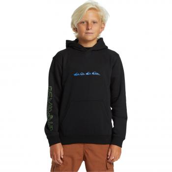 Quiksilver - Sudadera con Capucha para Niños Graphic Quiksilver Negra