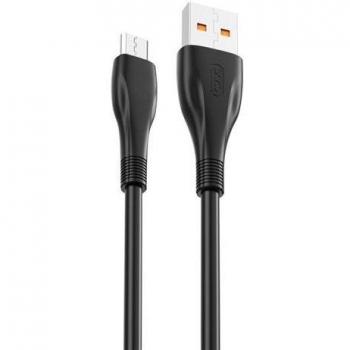 Cable de Carga Rápida XO NB185 - USB a Micro USB - 6A - 1 Metro - Color Negro