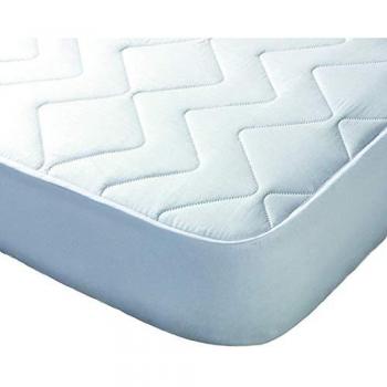 Protector de colchón acolchado e impermeable ajustable y antiácaros para cama 135 x 190/200 cm