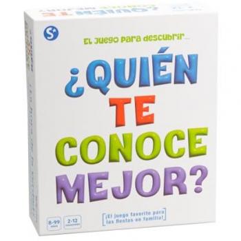 Juego de Mesa ¿Quién Te Conoce Mejor? - Juguete Lúdico para Niños a Partir de 8 Años, Juego de Cartas para 2 a 12 Jugadores, Duración de 20 Minutos