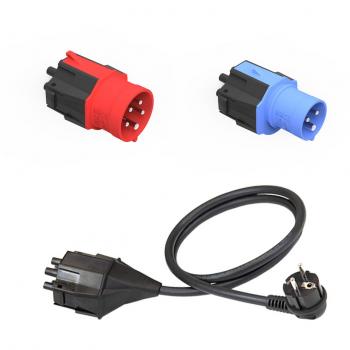 Adaptador de Cargador NRGkick 20001053 - Set de Puntas Estándar (EU) 16A 5Pol, 16A 3Pol, Protección y Compatibilidad