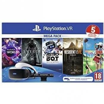 Sony PlayStation VR Mega Pack 2 con Cámara y Cinco Juegos Incluidos